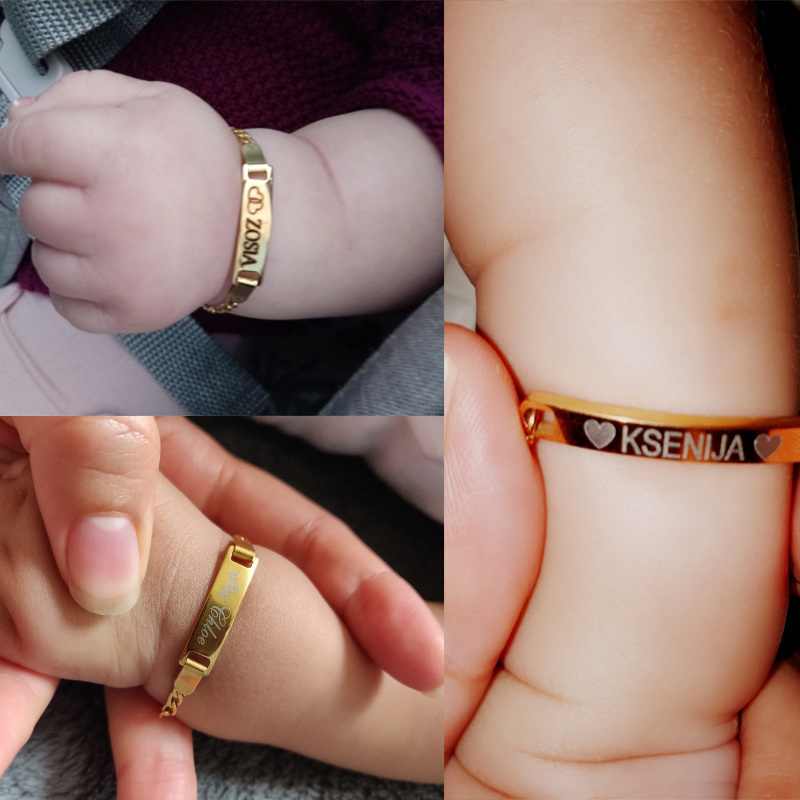 Vnox ปรับแต่งชื่อเด็กสร้อยข้อม - Coordinates Bracelet บทวิจารณ์และราคา