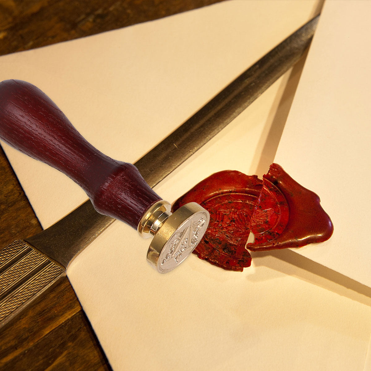 ชุดอุปกรณ์ประทับตราขี้ผึ้งพรีเ - Wax Seal Letter Kit บทวิจารณ์และราคา