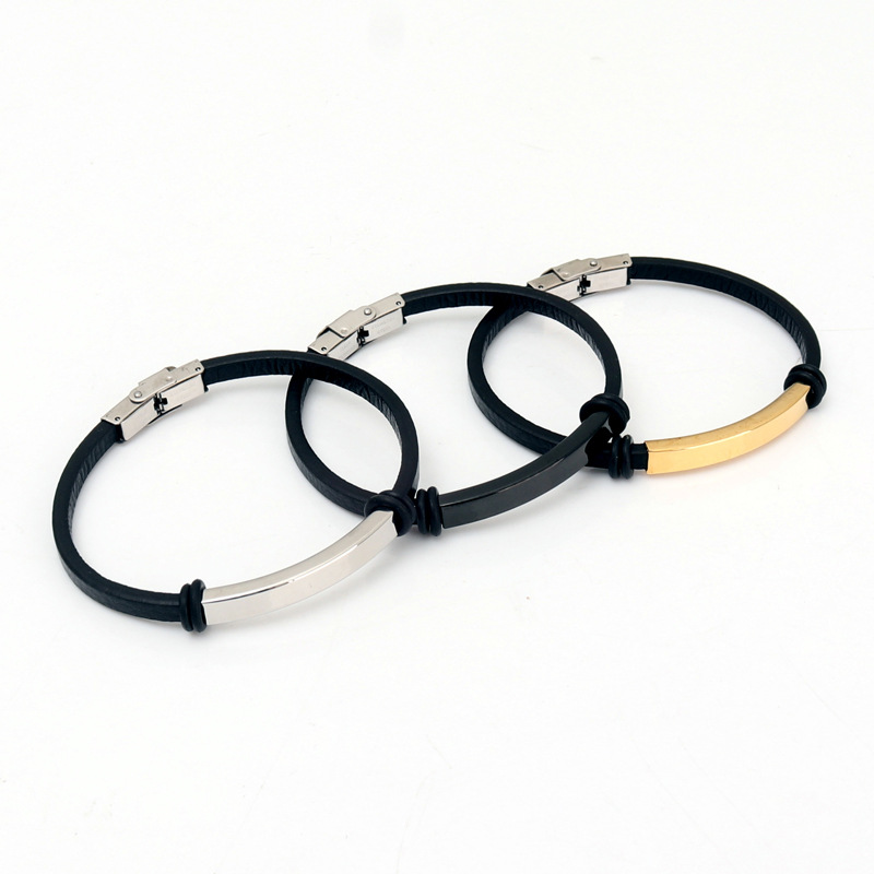 กำไลข้อมือหนังปรับชื่อได้บางสไ - Coordinates Bracelet บทวิจารณ์และราคา