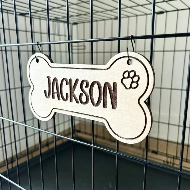 ป้ายห้อยคอสุนัขไม้แบบกำหนดเอง  - Pet Portrait Custom บทวิจารณ์และราคา