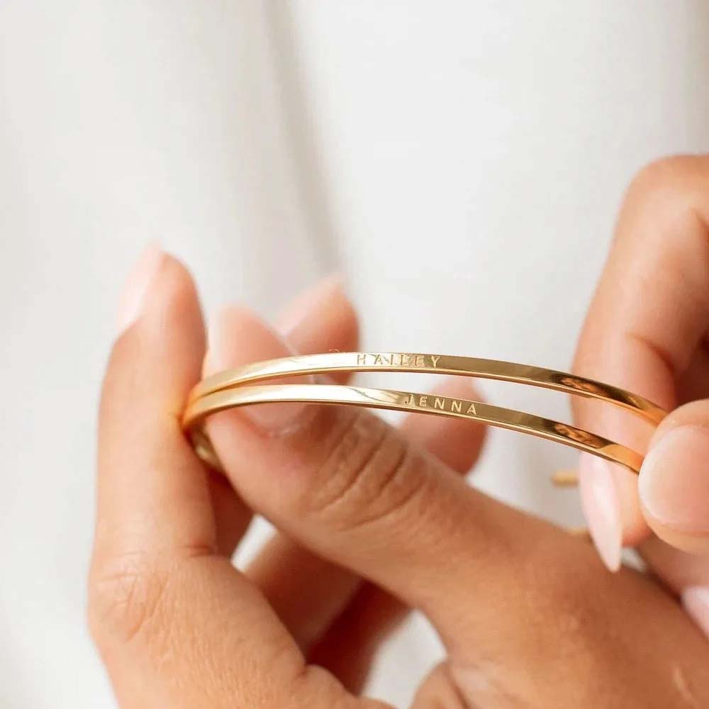 คู่แกะสลักชื่อข้อความที่กําหนด - Coordinates Bracelet บทวิจารณ์และราคา
