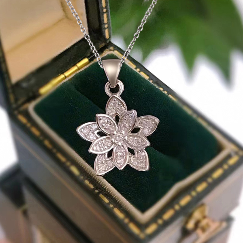 สร้อยคอเงินแท้ 925 รูปดอกไม้ ด - Birth Flower Necklace บทวิจารณ์และราคา