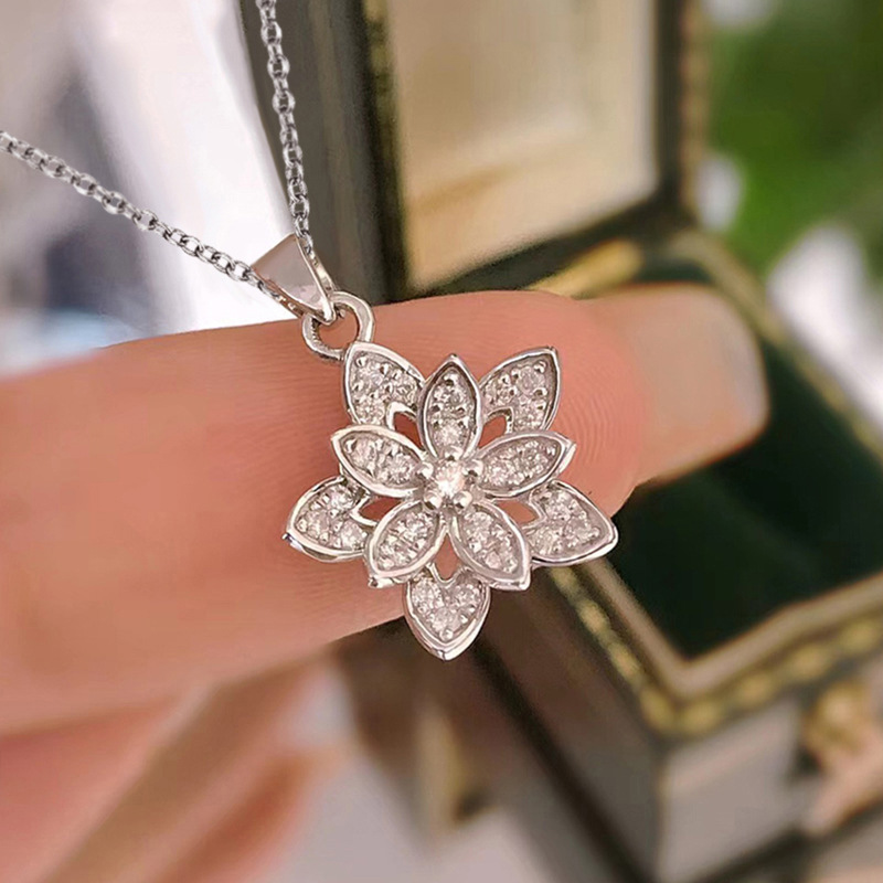 สร้อยคอเงินแท้ 925 รูปดอกไม้ ด - Birth Flower Necklace บทวิจารณ์และราคา